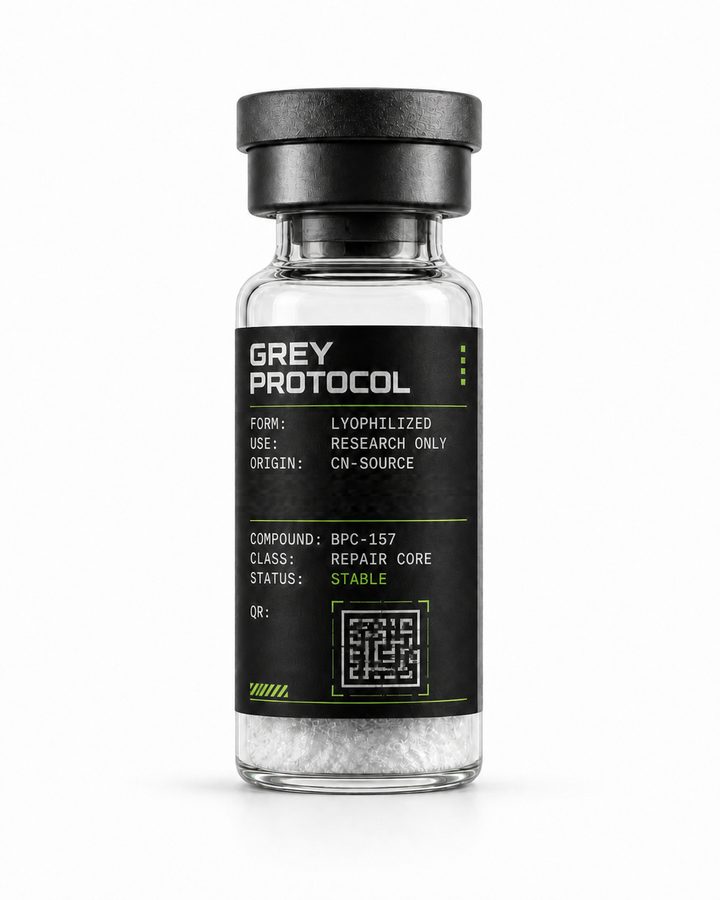 Grey Protocol BPC-157 vial